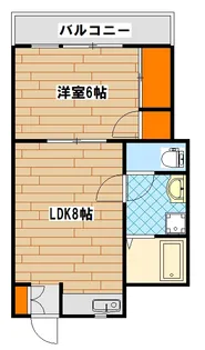 荻野ビル【5階】の間取り