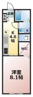 クレスト市川【1階】の間取り