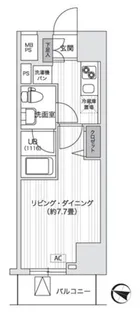 Primal Gotanda【7階】の間取り