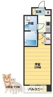 PHOENIX難波EAST【9階】の間取り