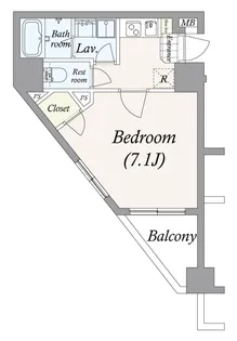 菱和パレス三軒茶屋壱番館【9階】の間取り