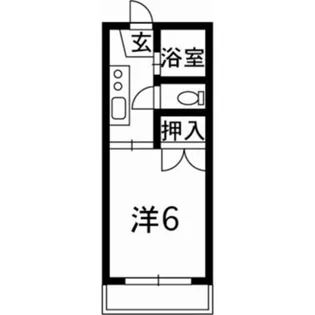 第2コーポおがた【2階】の間取り