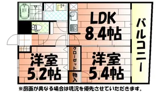 オールセインツ【7階】の間取り