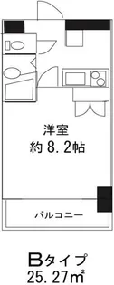 ドミール東日本橋【10階】の間取り