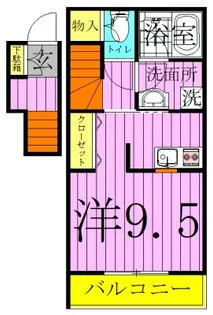 イビサ1【2階】の間取り