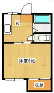 S番館梅田【1階】の間取り