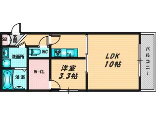 ロータスコートI【3階】の間取り