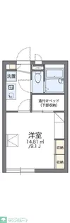 レオパレスFUJI【2階】の間取り