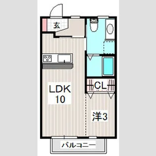 アビニヨン【2階】の間取り
