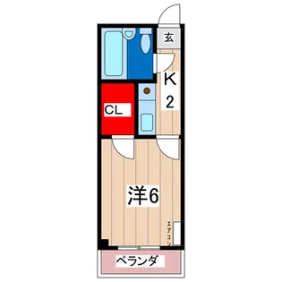 メゾンドエスポアール【3階】の間取り