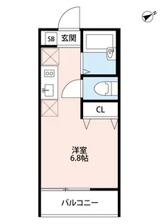 シュテルン新小岩(シュテルンシンコイワ)【2階】の間取り