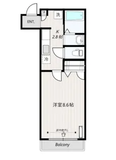 ベレオ・コンフォート【3階】の間取り