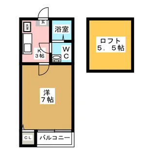 stage中田I【2階】の間取り