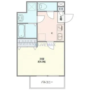 ジーメゾン衣笠栄町【2階】の間取り