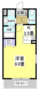 アーバン・エトワール【1階】の間取り