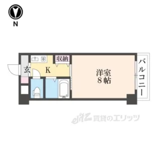 アベニューリップル長田2【1階】の間取り