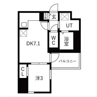 ザ・レジデンスパーク栄【2階】の間取り