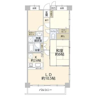 日神パレステージ亀戸第3【3階】の間取り