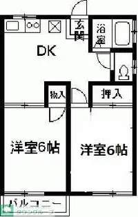 ファミーユカワイ【1階】の間取り