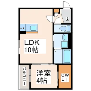 BRAVE BASE八代【1階】の間取り