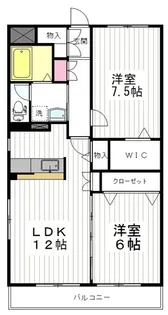 アーベインヒルズ【2階】の間取り