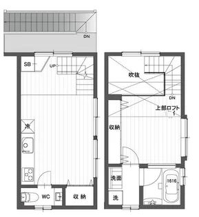 クラソ洗足の間取り