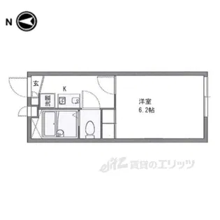 レオパレスビレック【1階】の間取り