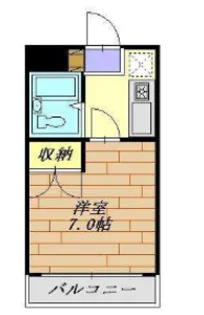 諏訪コーポ川崎【4階】の間取り