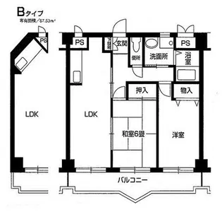 サンハイム新横浜【2階】の間取り