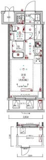 クラリッサ 川崎 ブルーノ【1階】の間取り
