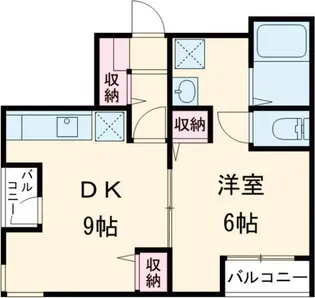 ウッディエイト【5階】の間取り