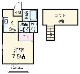 ファーストステージ【2階】の間取り
