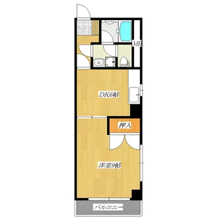 グランディール上坂【3階】の間取り