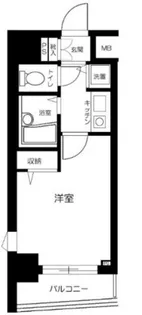 プレール武蔵小山弐番館【2階】の間取り
