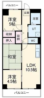 ボナール畑田【8階】の間取り