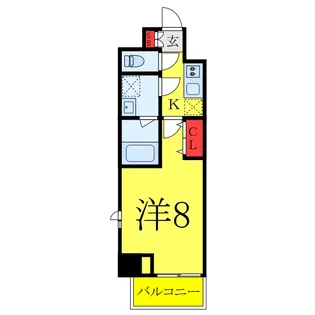 DELCCS板橋SOUTH【4階】の間取り