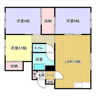 オーシャンビュー浦見【2階】の間取り