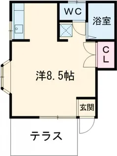 シャンブル高円寺【1階】の間取り