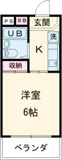 ハウスサンビームIIオゼキ【1階】の間取り