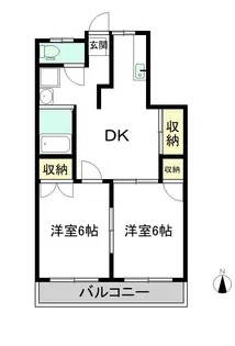 高尾台ハイツ【2階】の間取り