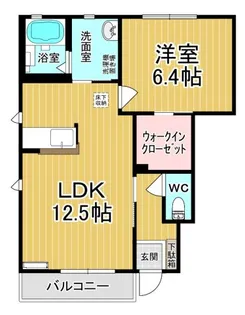 メゾン・ボヌール C【1階】の間取り