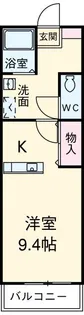 リバーサイドα【2階】の間取り