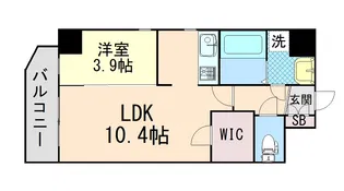 Prosper豊中南【3階】の間取り