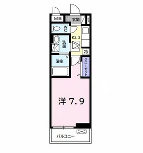 イセミネット市原【1階】の間取り