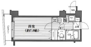 ガラ ステージ神田神保町【8階】の間取り