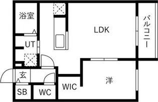 マレッセエクラ桑園【2階】の間取り
