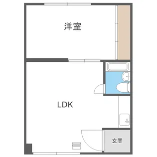 コスモハイツ【4階】の間取り