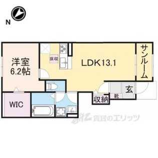 シエーネ【1階】の間取り