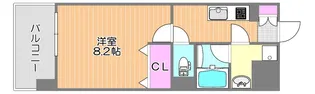 Square Garden NISHISHIMADA【2階】の間取り