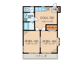 ガーデンハイムK・I【2階】の間取り